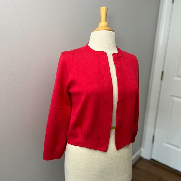 Anthro Philosophy Berry Pin Tuck Pleat Cardigan Sz M - Picture 12 of 12